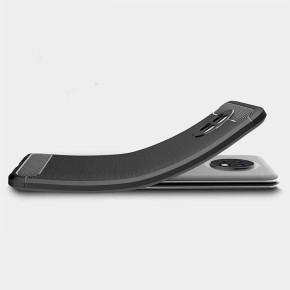 Силиконов гръб ТПУ Карбон за Xiaomi Redmi Note 9T 5G черен